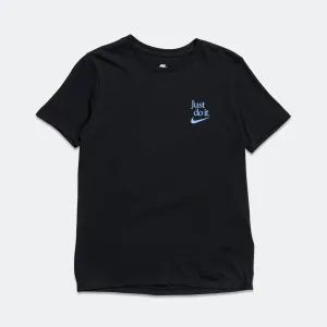 Womens Winning Enough Tee QS - Black