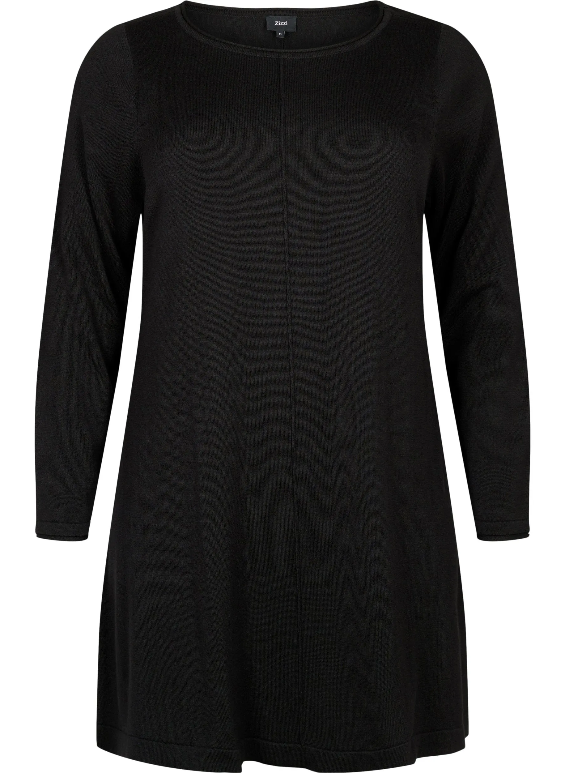 Zizzi Shape Knit Dress in Black